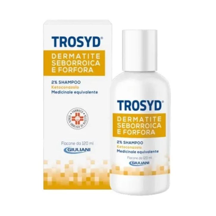 Trosyd Shampoo per Dermatite Seborroica e Forfora 2% 120 ml - Trosyd