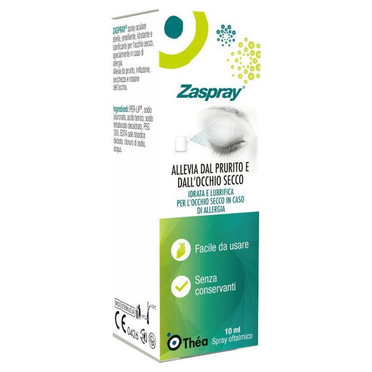 Zaspray Spray Oculare per Occhio Secco e Allergia 10 ml - THEA FARMA SpA