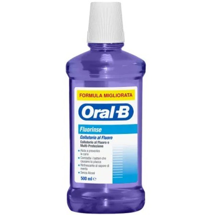 Collutorio Oral-B Fluorinse con Fluoruro di Sodio 500 ml - Oral-B