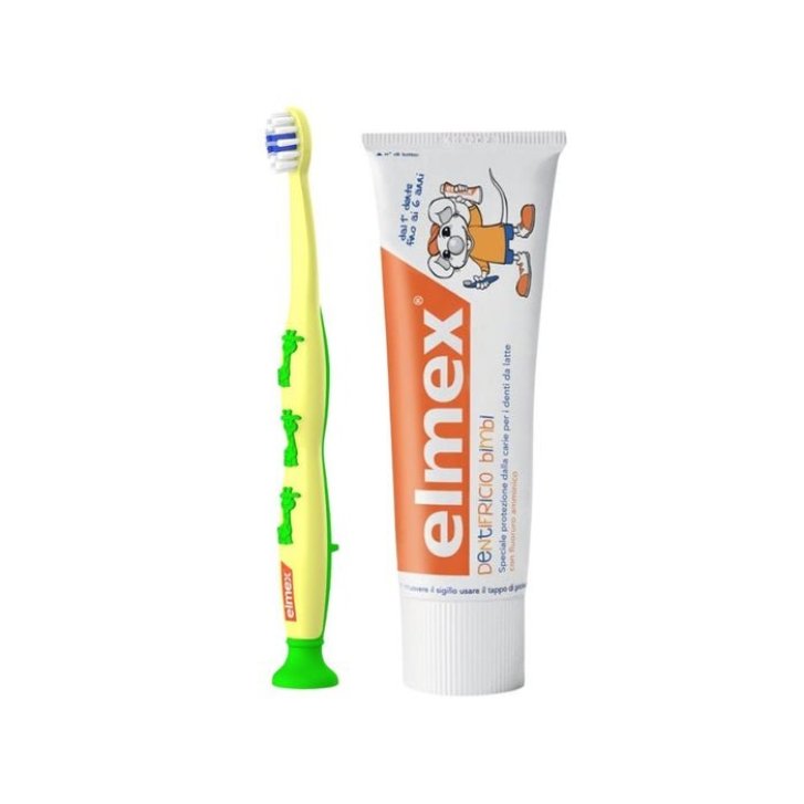 Elmex Kit Primi Dentini 0-36 Mesi con Dentifricio 50 ml e Spazzolino - Elmex