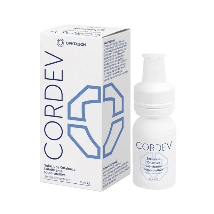 Cordev Soluzione Oftalmica Lubrificante Fotoprotettiva 10 ml - Ophtagon Srl