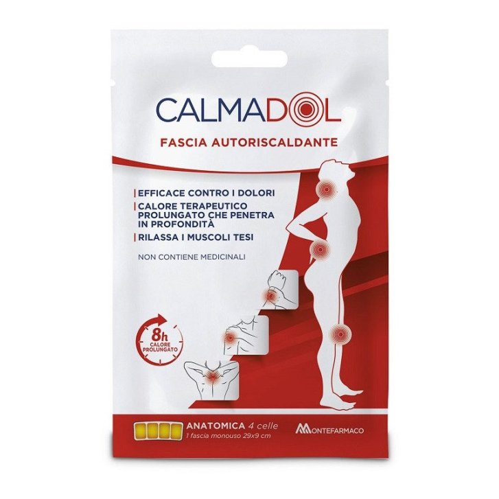 Calmadol Fascia Autoriscaldante per Collo Spalla e Polso 1 Pezzo 29x9 cm - Calmadol