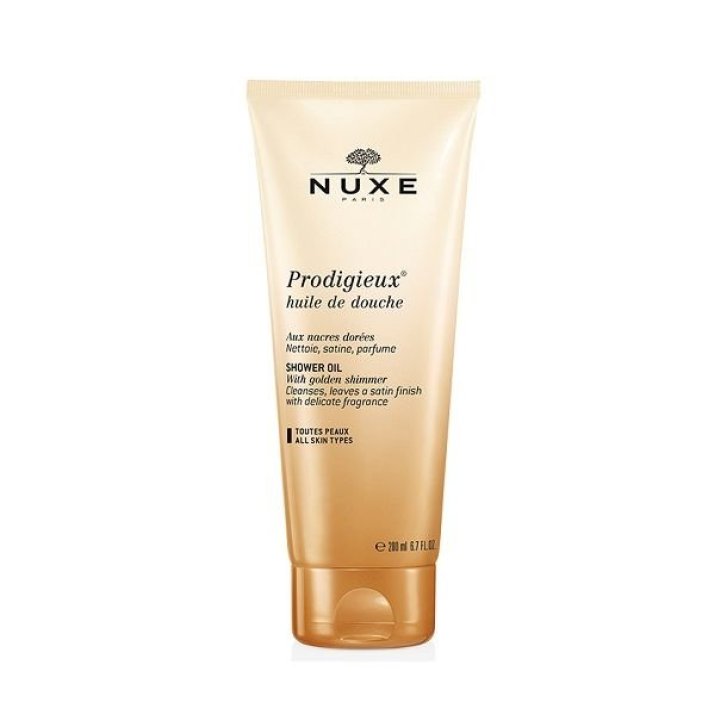 Nuxe Prodigieux Olio Doccia Detergente Illuminante con Madreperle 200 ml - NUXE