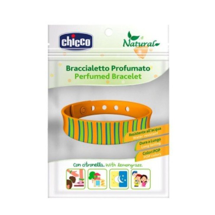 Chicco Braccialetto Profumato in Silicone alla Citronella Antizanzare 1 Pezzo - Chicco Chicco Braccialetto Profumato in Silicone alla Citronella Antizanzare 1 Pezzo - Chicco