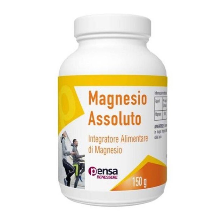 Magnesio Assoluto Integratore Alimentare per Riduzione della Stanchezza 150 g - Pensa Pharma