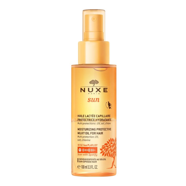 Nuxe Sun Olio Latte Protettivo Per Capelli Idratante Antipollution 100ml - Nuxe