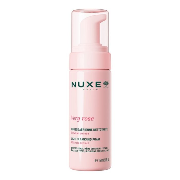Nuxe Very Rose Mousse Detergente Viso Deterge Lenisce e Ammorbidisce 150ml - NUXE