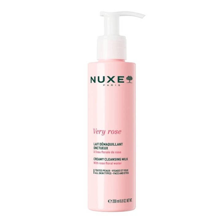 Nuxe Very Rose Latte Struccante Vellutato Idrata e Lenisce 200ml - Nuxe