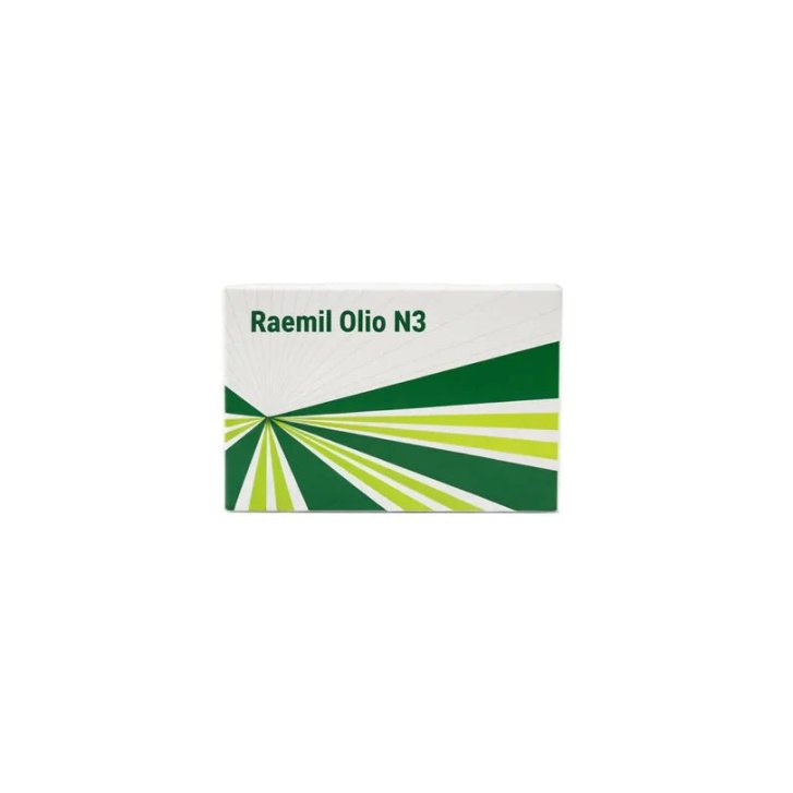 Raemil Olio N3 Integratore con Omega-3 e Estratti Vegetali 60 Perle Gelatinose - Chemi srl