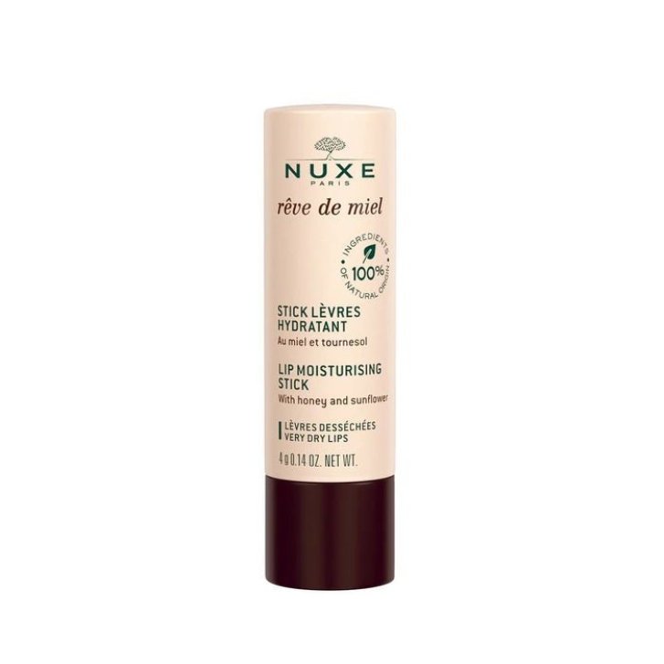 Nuxe Reve de Miel Stick Labbra Idratante per Labbra Secche e Screpolate 4g - Nuxe