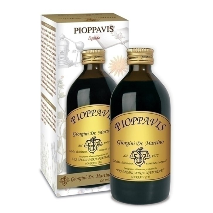 Pioppavis Liquido Analcolico Integratore per Vie Urinarie e Drenaggio Liquidi 200 ml - Giorgini Pioppavis Liquido Analcolico Integratore per Vie Urinarie e Drenaggio Liquidi 200 ml - Giorgini