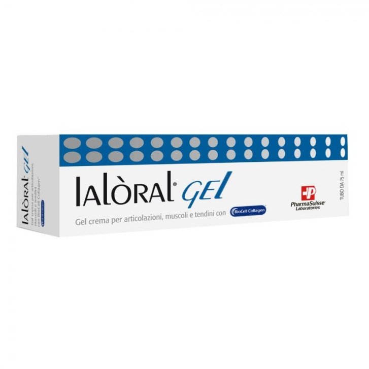 Ialoral Gel Crema per Massaggio Articolazioni e Muscoli con Acido Ialuronico e Artiglio del Diavolo 75 ml - PHARMASUISSE LABORATORIES