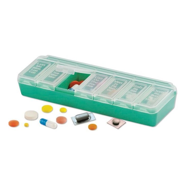 Pillolbox 7GG Compact Portapillole Settimanale con 7 Scomparti 1 Pezzo - S.A. Consulting&Trading