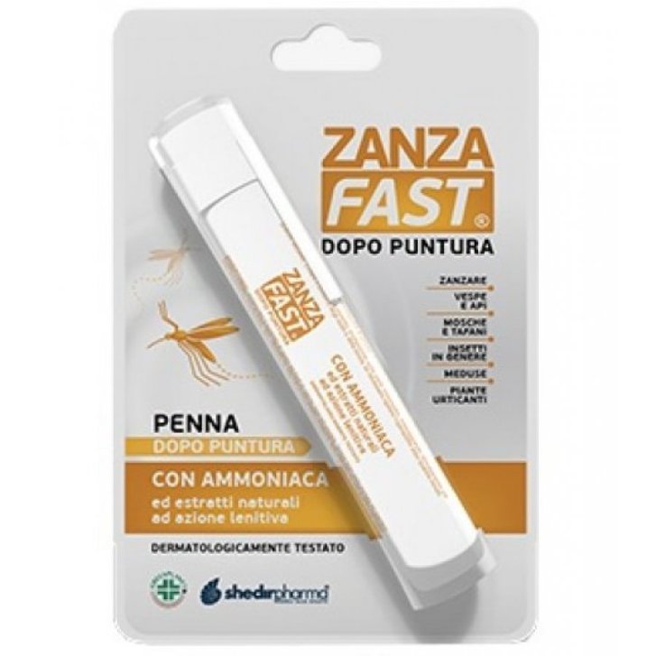 Zanzafast Dopopuntura con Ammoniaca Stick 12 ml - Shedir Pharma