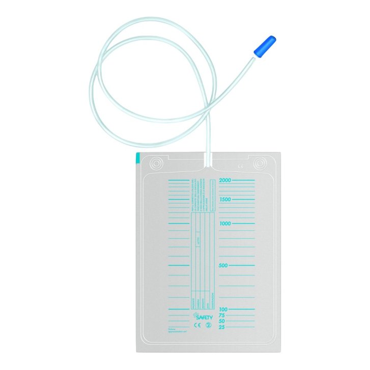 Sacca di Drenaggio Letto per Incontinenza Senza Scarico 90 cm 1 Pezzo - Safety Sacca di Drenaggio Letto per Incontinenza Senza Scarico 90 cm 1 Pezzo - Safety