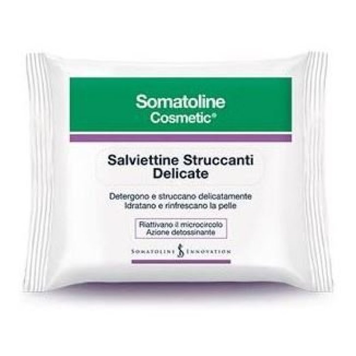 Somatoline Cosmetic Salviettine Struccanti Delicate con Attivi Detossinanti e Rivitalizzanti 20 Pezzi - ACQUA ALLE ROSE Somatoline Cosmetic Salviettine Struccanti Delicate con Attivi Detossinanti e Rivitalizzanti 20 Pezzi - ACQUA ALLE ROSE