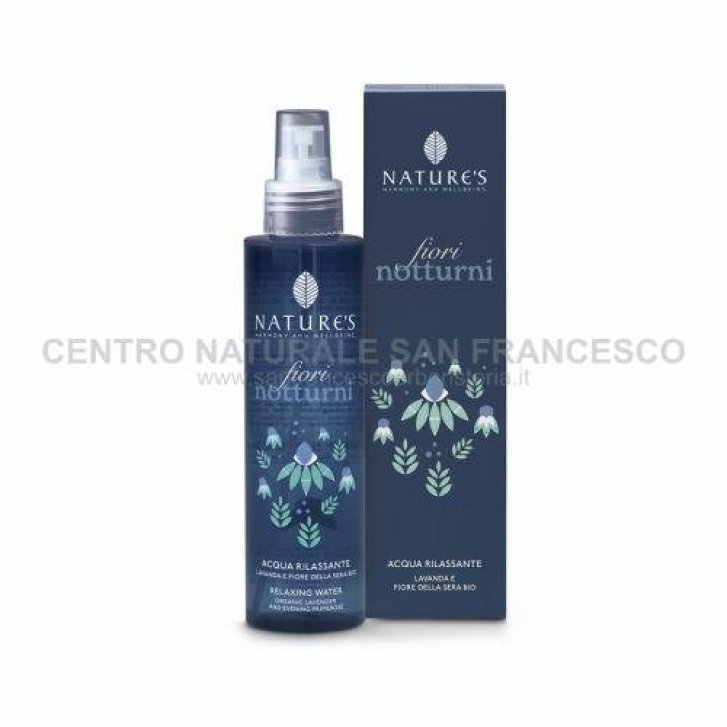 Nature\'s Fiori Notturni Acqua Rilassante con Estratto di Lavanda e Olio di Enotera Bio 150 ml - BIOS LINE