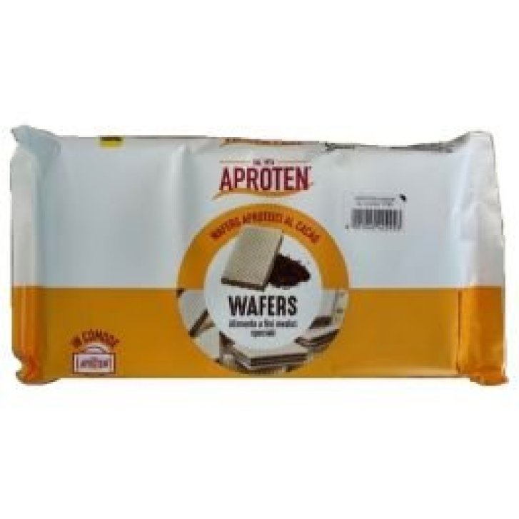 Aproten Wafer Cacao Alimento Ipiproteico per Dieta Aproteica 175 g - Aproten