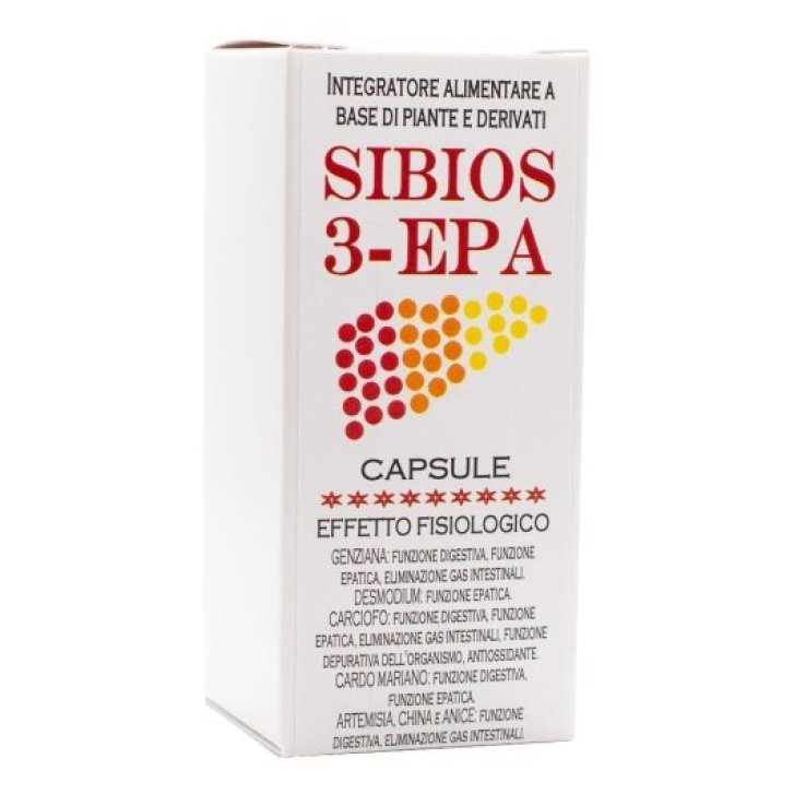 Sibios 3 Epa Integratore Alimentare per Funzione Digestiva ed Epativa 50 Capsule - Bio-Logica