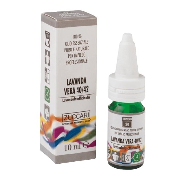 Zuccari Olio Essenziale Lavanda Vera 40/42 per Stabilizzazione Emotiva 10 ml - ZUCCARI
