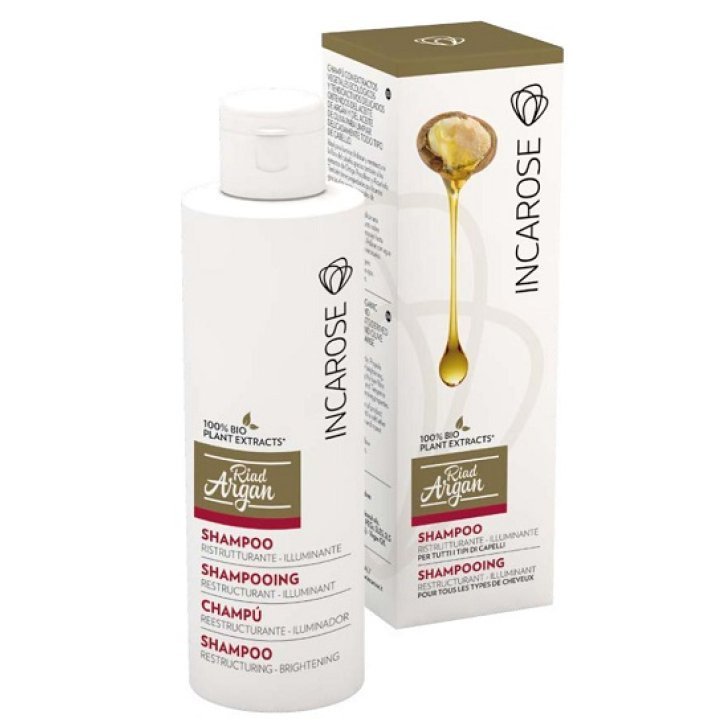 Incarose Riad Argan Shampoo Ristrutturante e Illuminante 200 ml - Incarose
