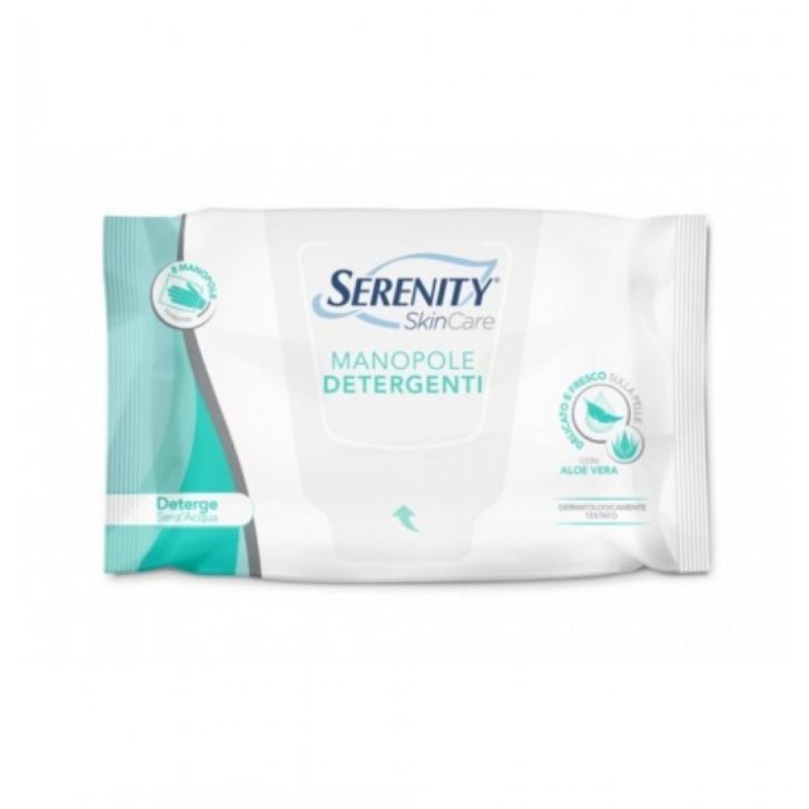 Skincare Manopole Detergenti per Igiene Intima Senza Acqua 8 Pezzi - Serenity Spa