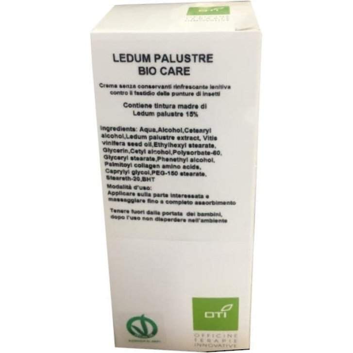 Ledum Palustre Bio Care Crema Lenitiva per Punture di Insetti 75ml - OTI Ledum Palustre Bio Care Crema Lenitiva per Punture di Insetti 75ml - OTI