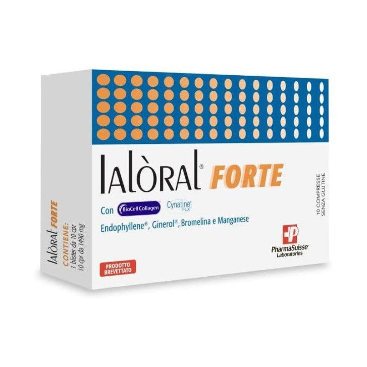 Ialoral Forte Integratore Alimentare per Funzionalità Articolare 10 Compresse - Pharmasuisse Laboratories