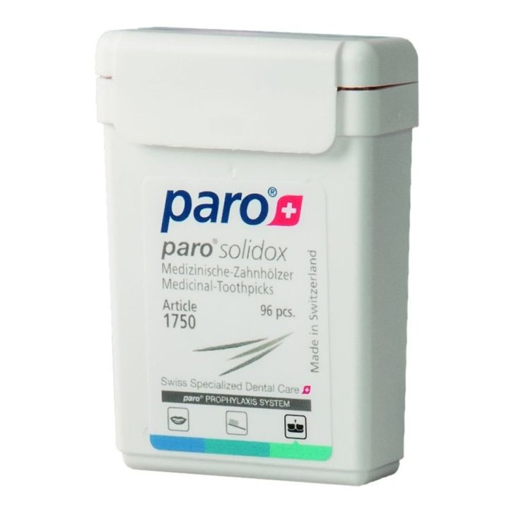 Paro 7-1750 Solidox Stuzzicadenti Doppia Punta 96 Pz - PROFIMED Srl Paro 7-1750 Solidox Stuzzicadenti Doppia Punta 96 Pz - PROFIMED Srl