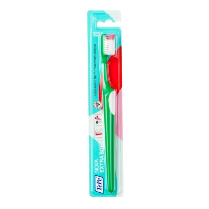 TePe Spazzolino Nova X-Soft Extra Morbido con Punta Attiva e Testina Affusolata - TEPE