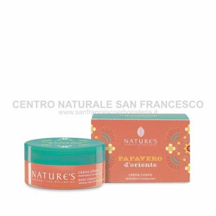 Nature\'s Papavero d\'Oriente Crema Corpo con Estratto di Papavero Rosso Bio 100 ml - Nature\'s Nature\'s Papavero d\'Oriente Crema Corpo con Estratto di Papavero Rosso Bio 100 ml - Nature\'s