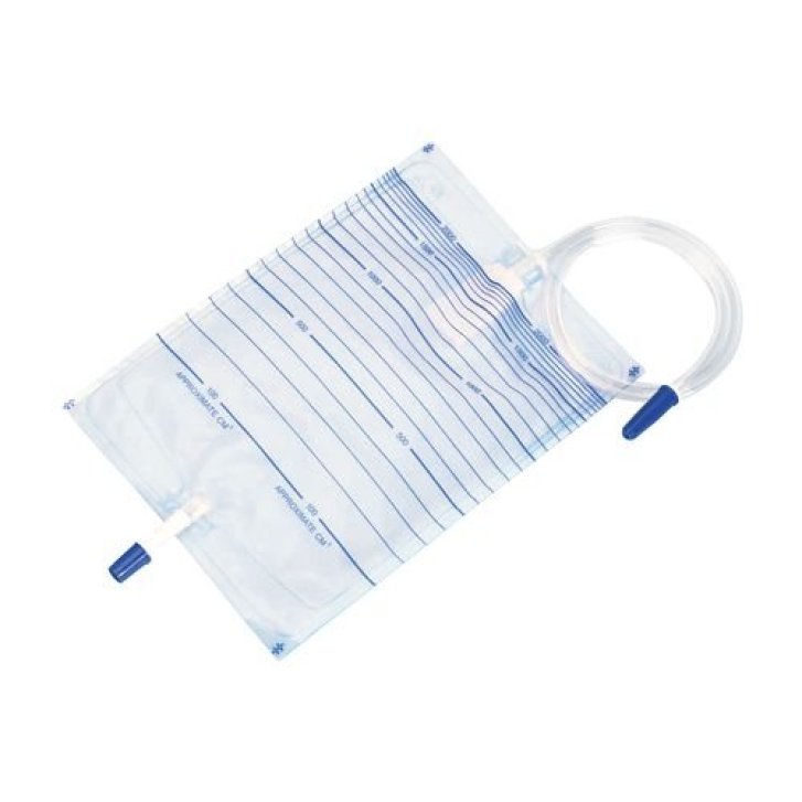 Sacca Urina da Letto con Rubinetto di Scarico 2L Tubo 130 cm 30 Pz - Farmacare Sacca Urina da Letto con Rubinetto di Scarico 2L Tubo 130 cm 30 Pz - Farmacare