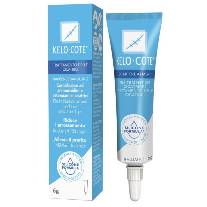 Kelo Cote Gel Trattamento Cicatrici Ipertrofiche e Cheloidi 6 g - Alliance Pharma Srl