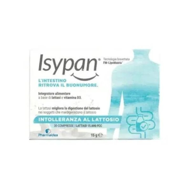 Isypan Lactozen Integratore con Lattasi Zenzero e Vitamina D 30 Compresse - Pharmaidea