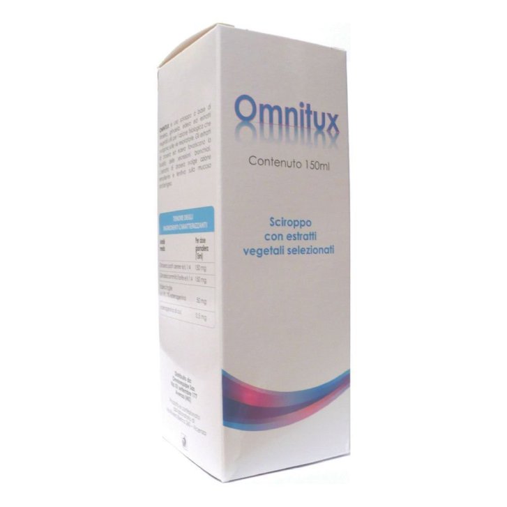 Omnitux Soluzione Orale con Estratti Vegetali per Vie Respiratorie 150 ml - OMNIAEQUIPE Omnitux Soluzione Orale con Estratti Vegetali per Vie Respiratorie 150 ml - OMNIAEQUIPE
