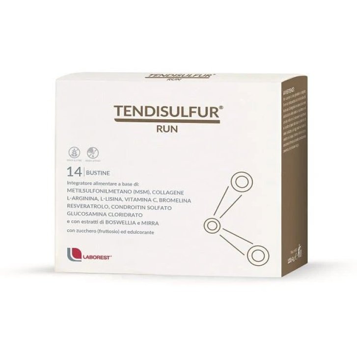 Tendisulfur Run Integratore per Articolazioni e Cartilagini 14 Bustine - Laborest Tendisulfur Run Integratore per Articolazioni e Cartilagini 14 Bustine - Laborest