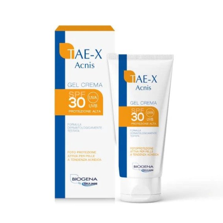 Tae X Acnis Gelcrema Fotoprotettiva per Pelle Acneica SPF 30 60 ml - BIOGENA
