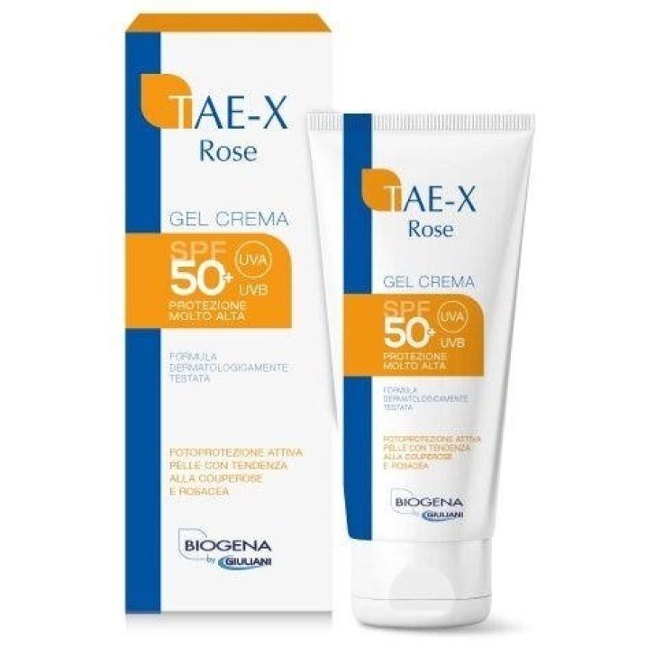 Tae-X Rose Gel Crema Solare SPF 50+ 60 ml - Biogena