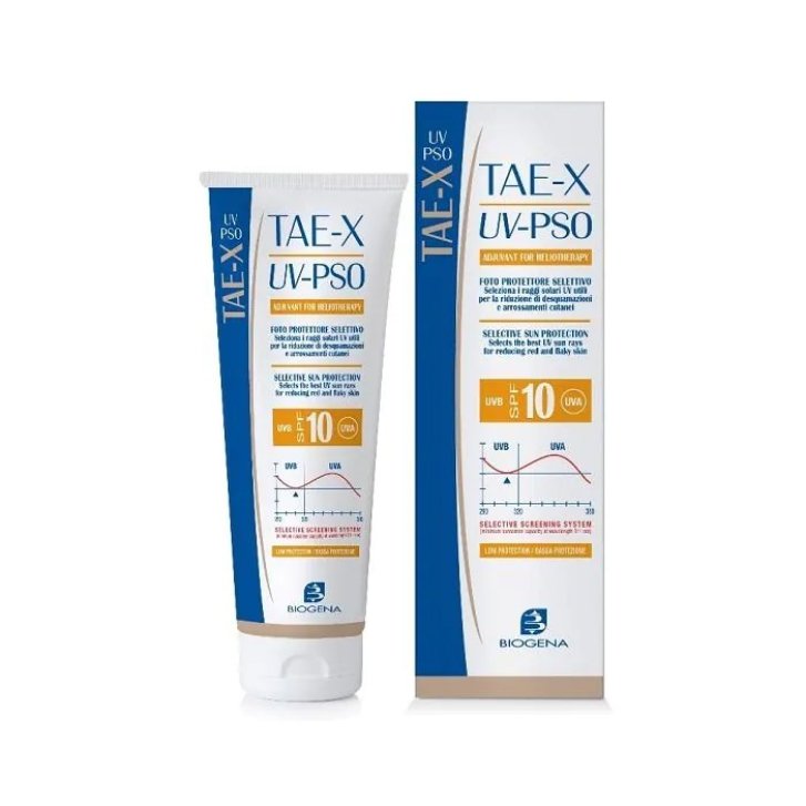 Tae X Uv Pso Fotoprotettore Solare con Acidi Boswellici 100ml - Biogena