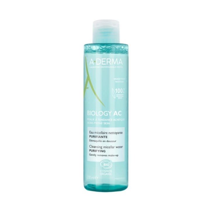 A-Derma Biology AC Acqua Micellare Detergente Purificante per Pelli Grasse 200 ml - A-Derma A-Derma Biology AC Acqua Micellare Detergente Purificante per Pelli Grasse 200 ml - A-Derma