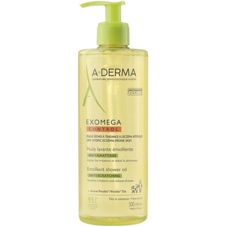 Exomega Control Olio Lavante Emolliente Antiprurito 1000 ml - A-Derma Exomega Control Olio Lavante Emolliente Antiprurito 1000 ml - A-Derma