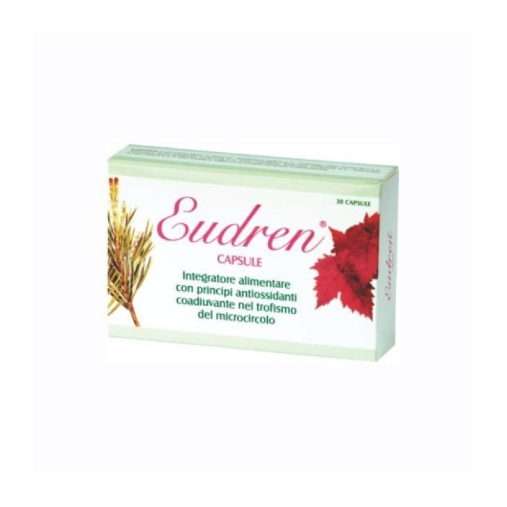 Eudren Capsule Integratore per la Funzionalità del Microcircolo e Drenaggio 30 Capsule Softgel - RPF Srl