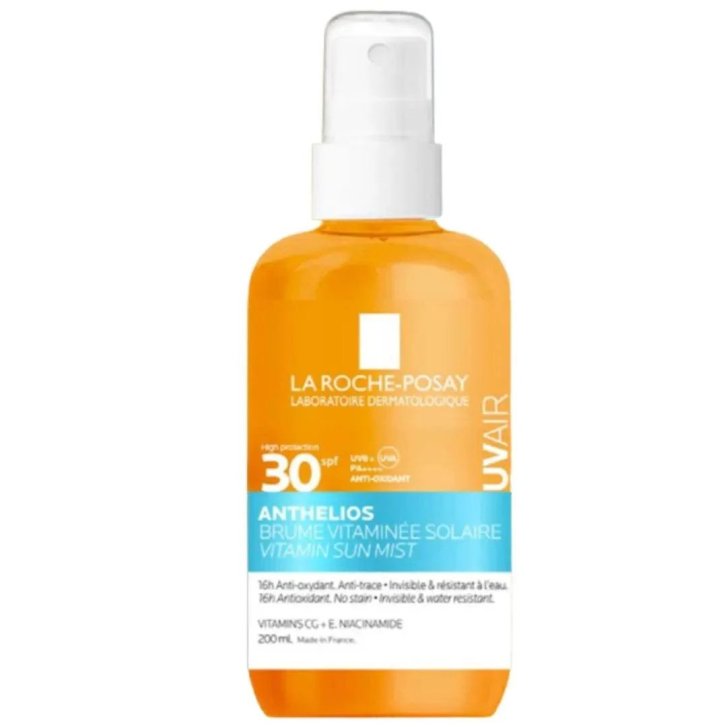 Anthelios Sun Vitamin Mist Spray Solare SPF30 con Vitamina E e Acido Ialuronico 200 ml - La Roche-Posay