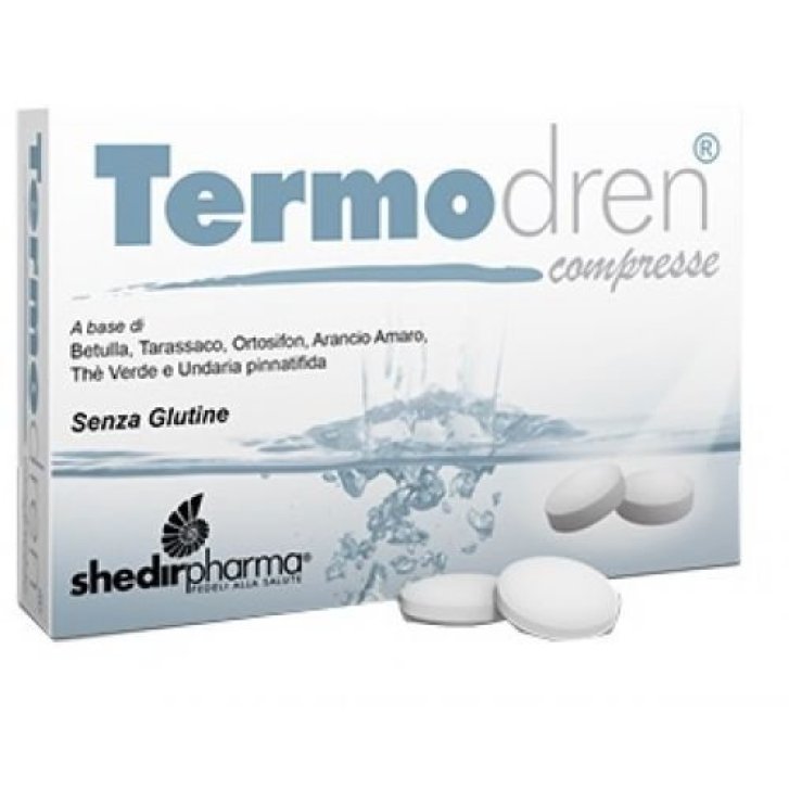 Termodren Integratore Drenante con Betulla Tarassaco e Thè Verde 30 Compresse - Shedir Pharma Termodren Integratore Drenante con Betulla Tarassaco e Thè Verde 30 Compresse - Shedir Pharma