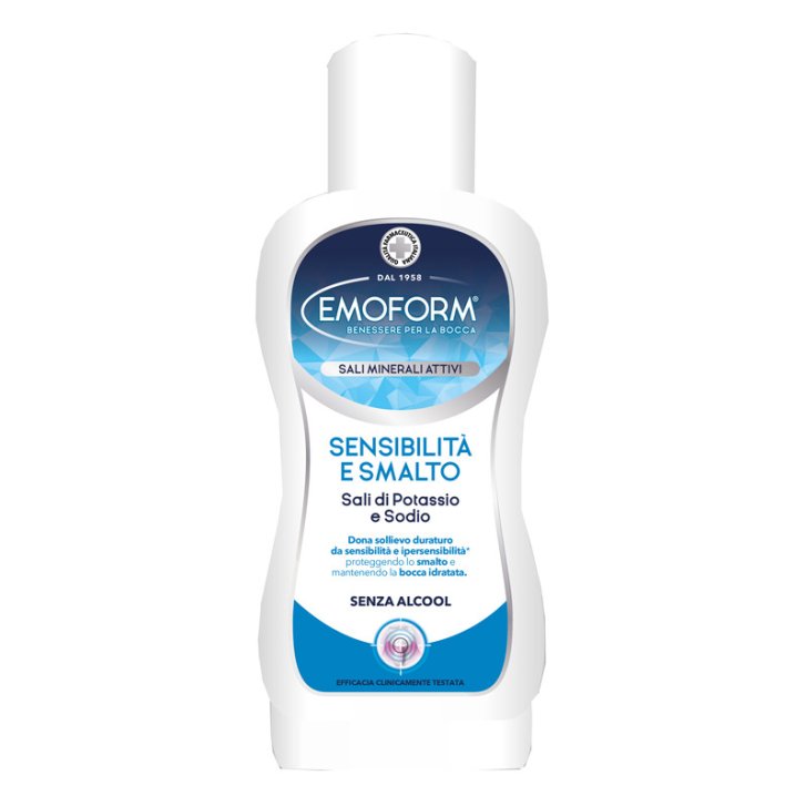 Emoform Sensibilità E Smalto Collutorio Senza Alcol 400ml - Polifarma Benessere Srl Emoform Sensibilità E Smalto Collutorio Senza Alcol 400ml - Polifarma Benessere Srl