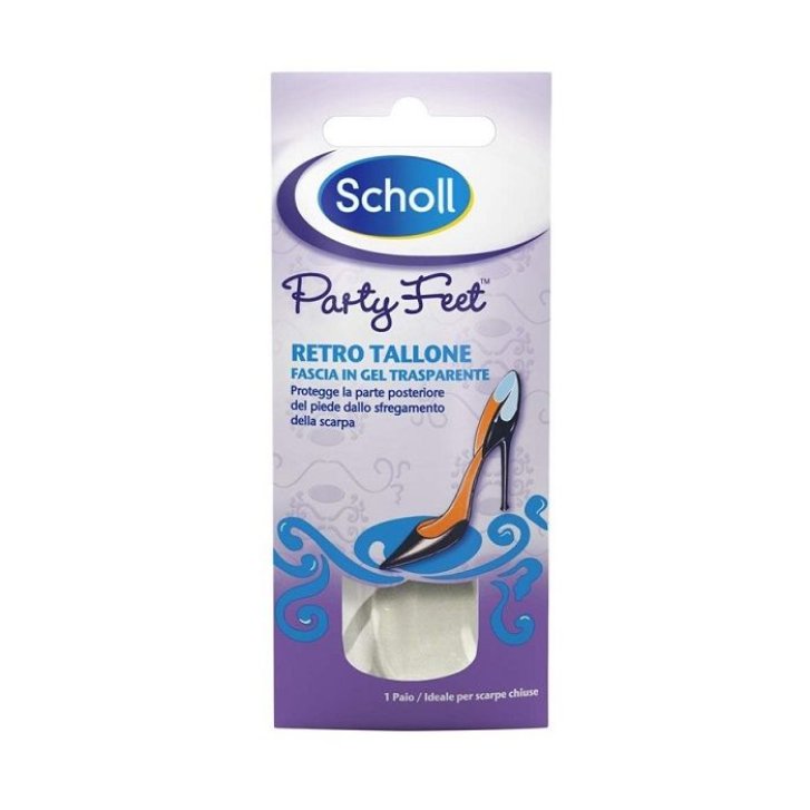 Scholl Party Feet Retro Tallone Fascia in Gel Traspirante 1 Paio - Scholl\'s Scholl Party Feet Retro Tallone Fascia in Gel Traspirante 1 Paio - Scholl\'s
