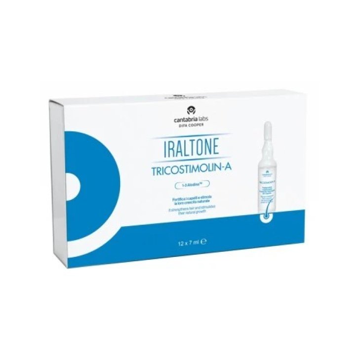 Tricostimolin-A Rinforzante Fiale Anticaduta per Capelli Fragili 12x7ml - LAB.FARMACEUTICI KRYMI