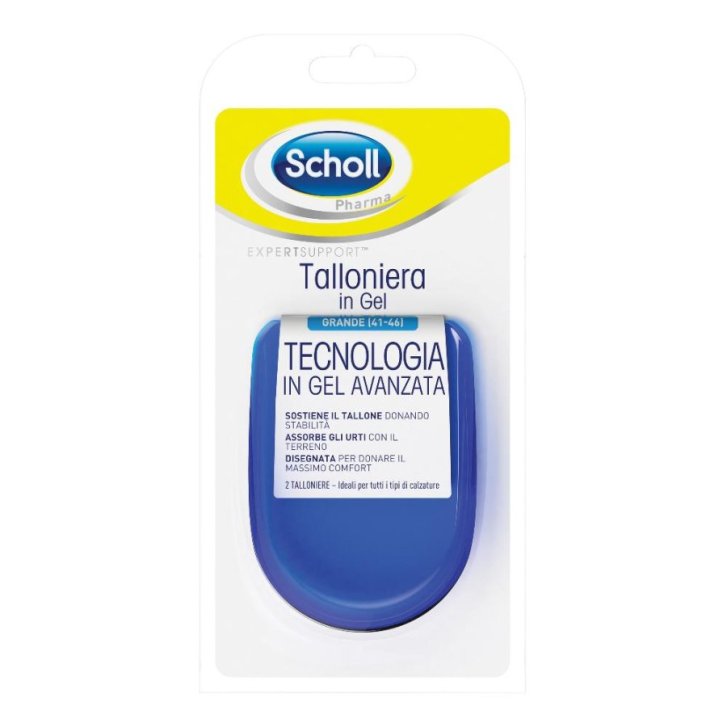 Talloniera in Gel per Supporto e Comfort del Tallone 2 Pezzi - Scholl