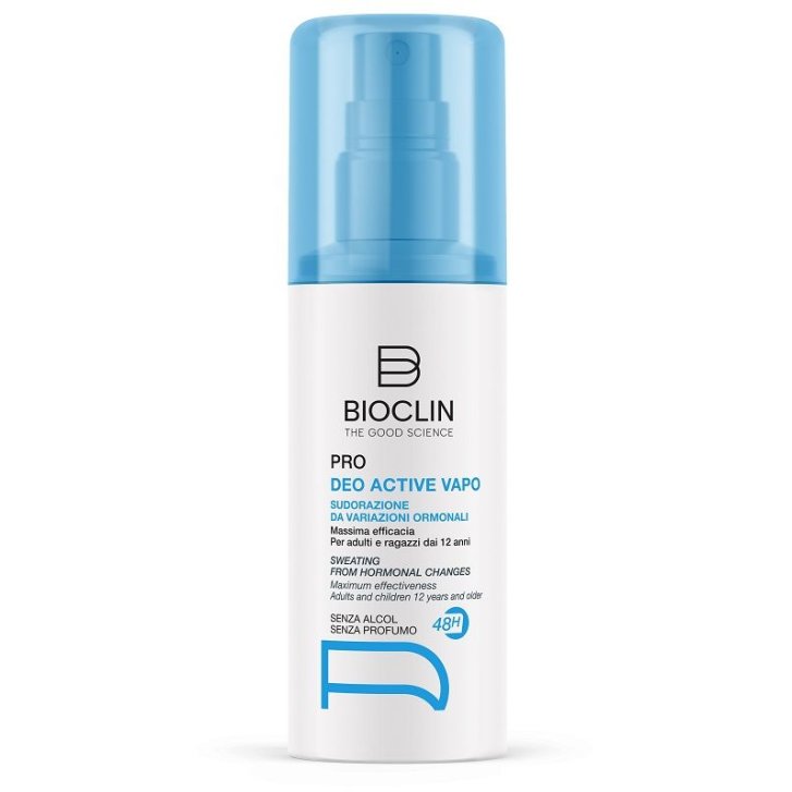 Bioclin Deo Pro Active Vapo Deodorante Antitraspirante per Sudorazione Intensa 100 ml - Istituto Ganassini