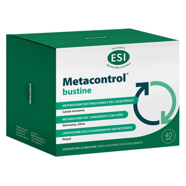 Esi Metacontrol Integratore Alimentare per Colesterolo e Trigliceridi 40 Bustine - ESI